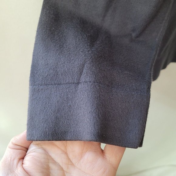 Nyne Sweater Mens XL Bamboo Long Sleeve 3-Button Collared Sweater Blue‎ Grey - Picture 2 of 11